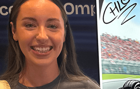 Branded-digital-caricatures-for-international-sporting-events-S Digital caricature with logo and campaign integration