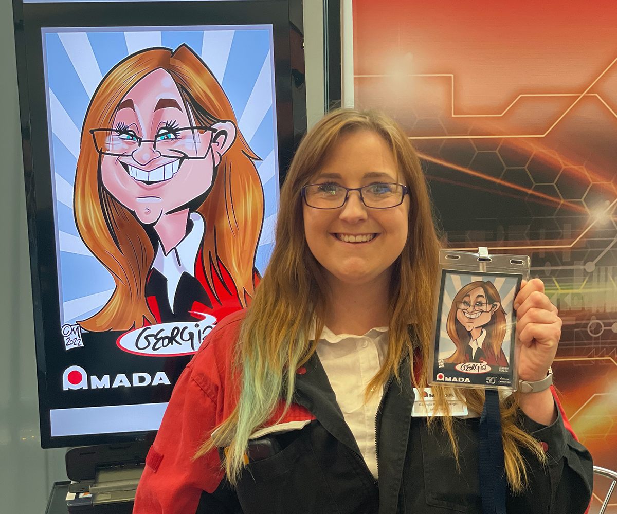 Branded-caricatures-at-trade-show-UK