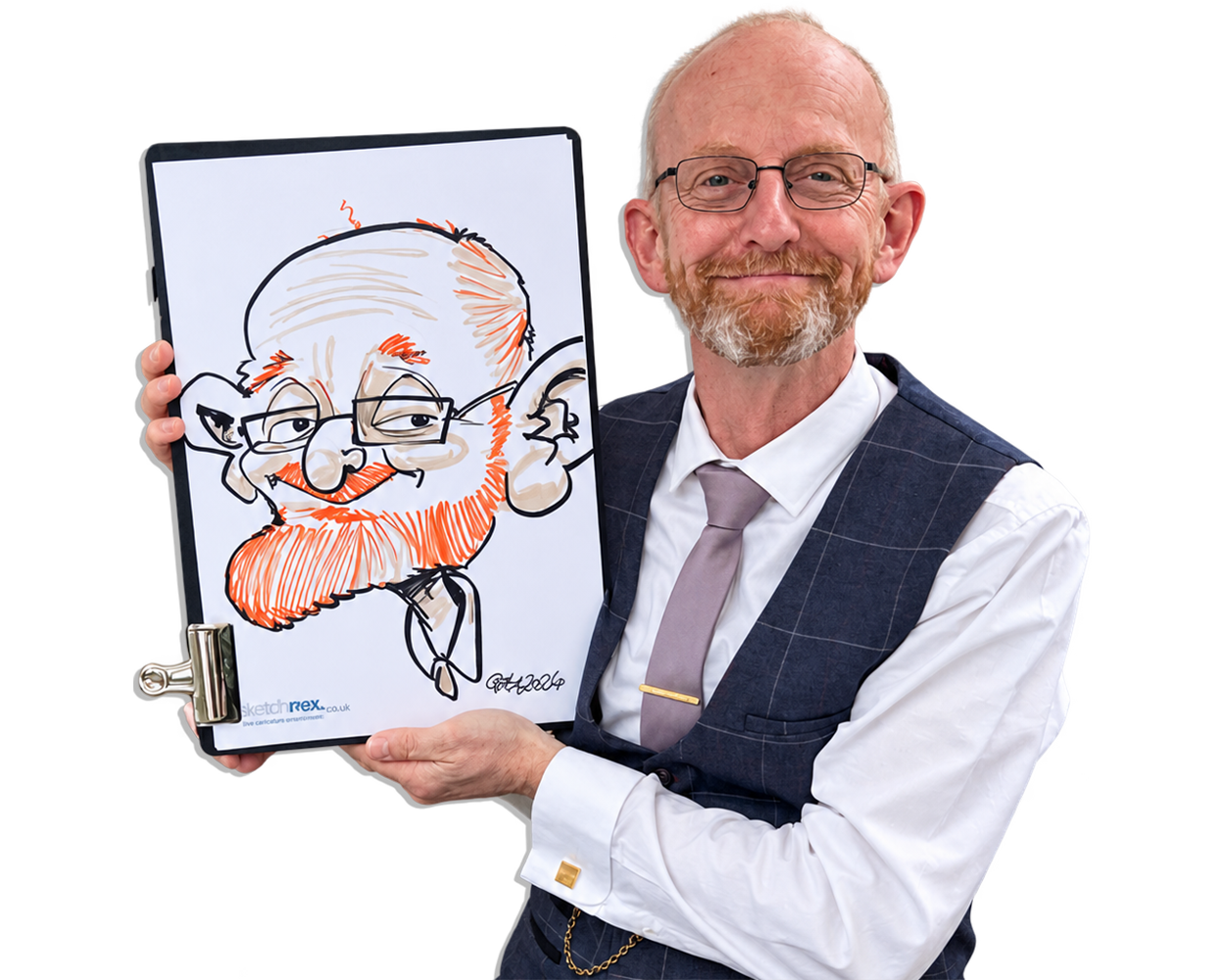 Dinner-party-cutout Dinner Party event caricature