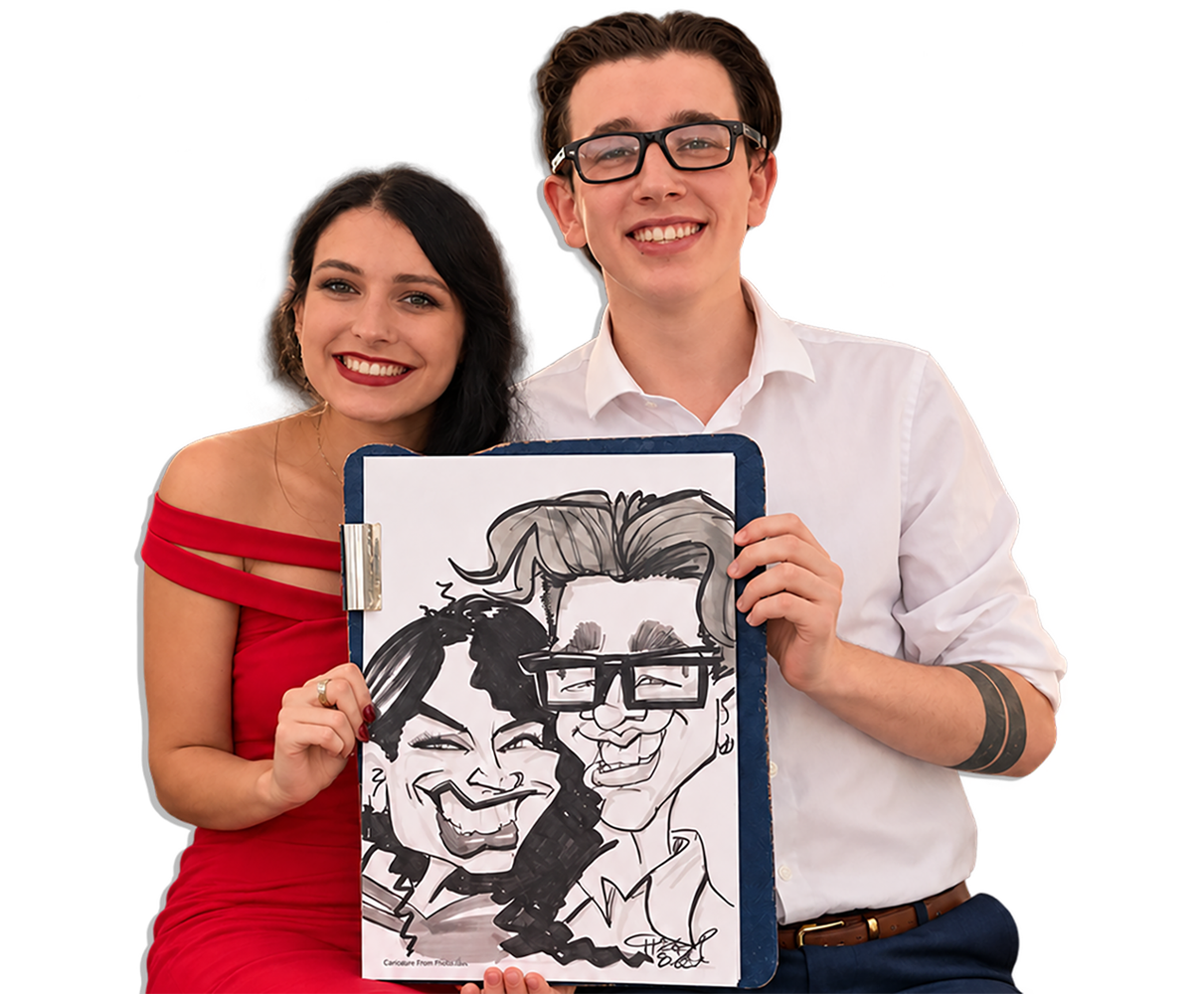 Graduation-party-cutout Graduation ball caricature