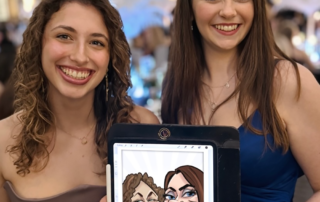 Roaming entertainment for graduation event