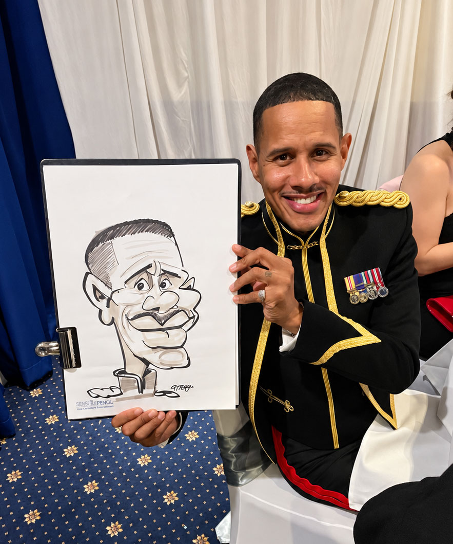 Officer's Mess caricature